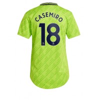 Dres Manchester United Casemiro #18 Rezervni za Žensko 2022-23 Kratak Rukav